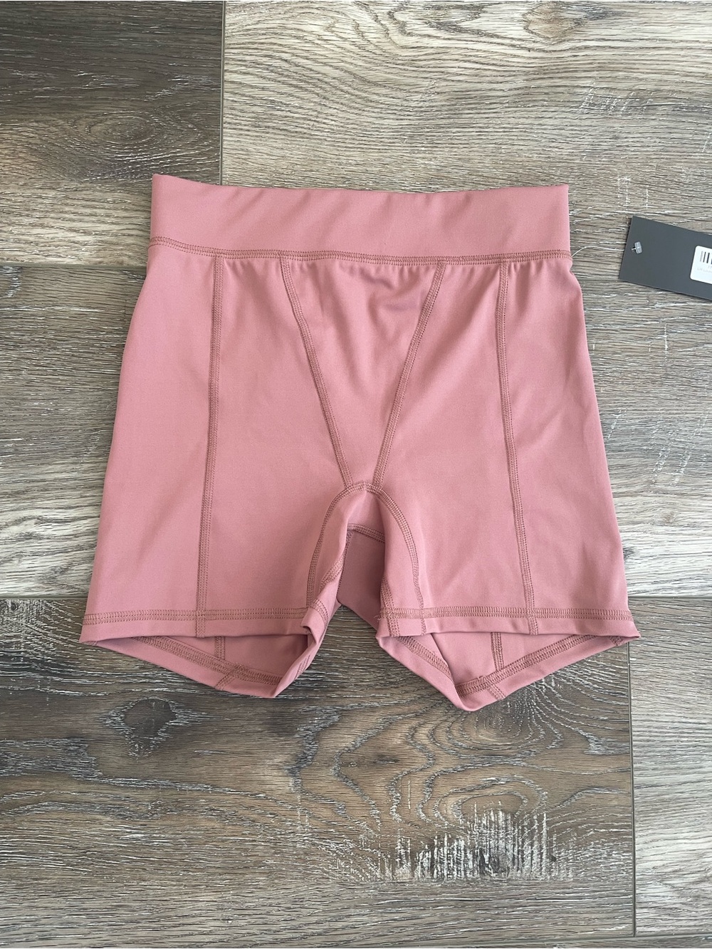 Five High-Rise Women’s Bike Shorts in Dusty Rose NWT size XS